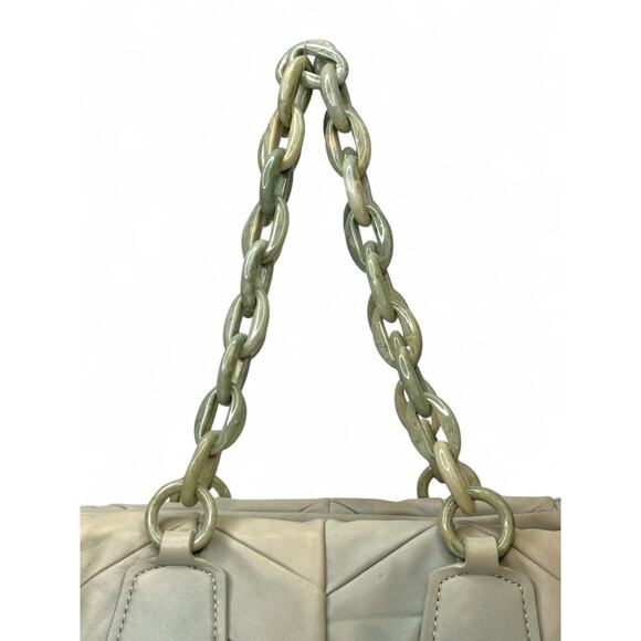 Miu Miu Chevron Quilted Leather Chain Shoulder Bag - Picture 7 of 11